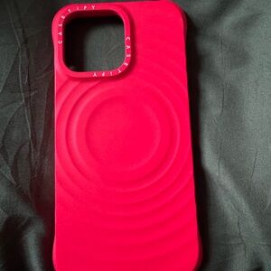 CASETiFY Red Phone Case iPhone 15 Pro Max